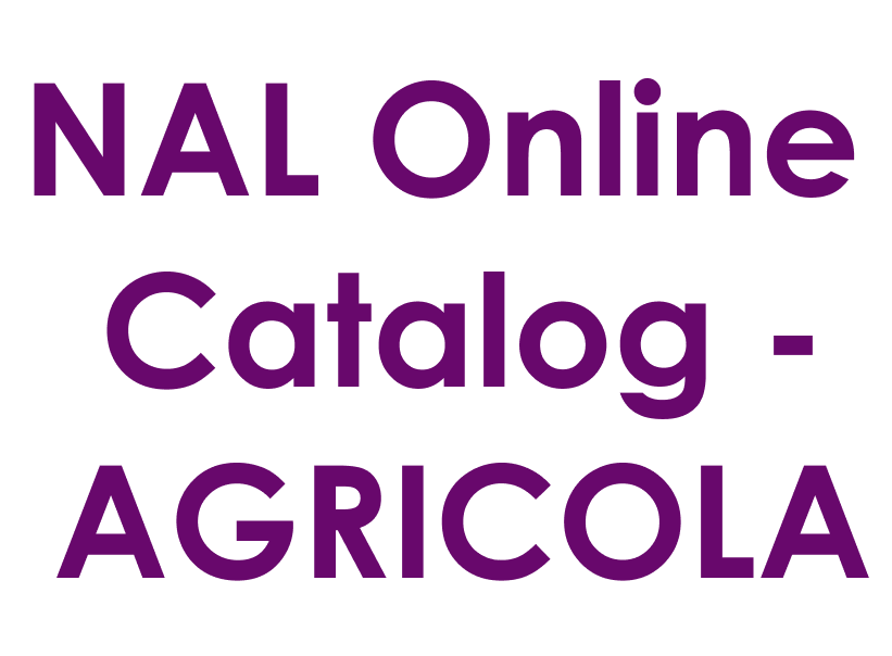 NAL Online Catalog - AGRICOLA